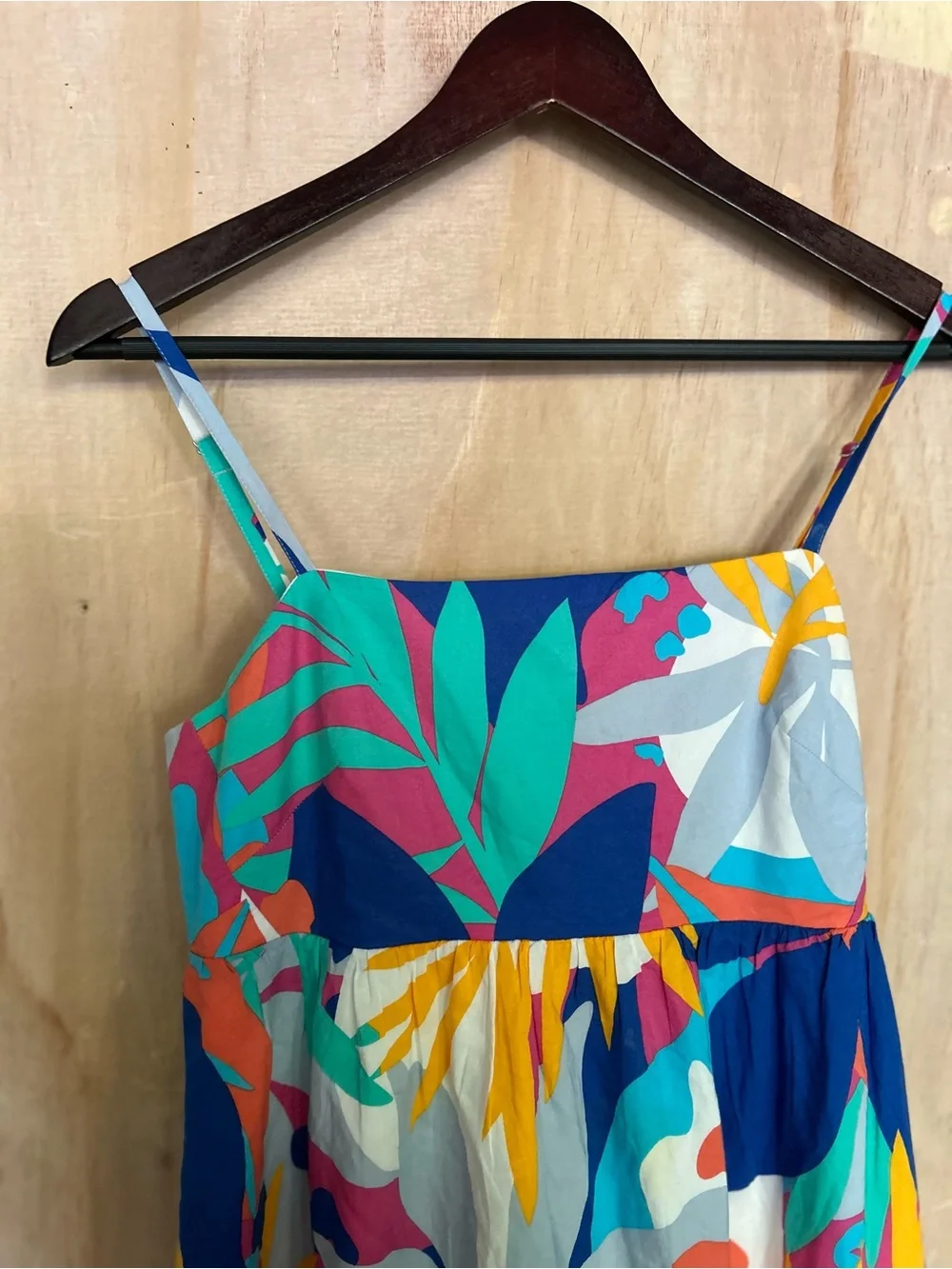 J. Crew Multicolor Floral-Print Sundress in Blue, Pink & Teal - Picture 4 of 8